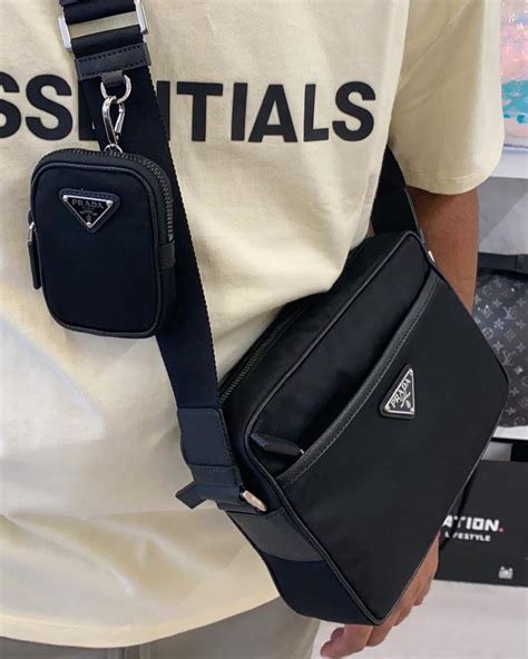 prada shoulder bag men|Prada crossbody bag men's.